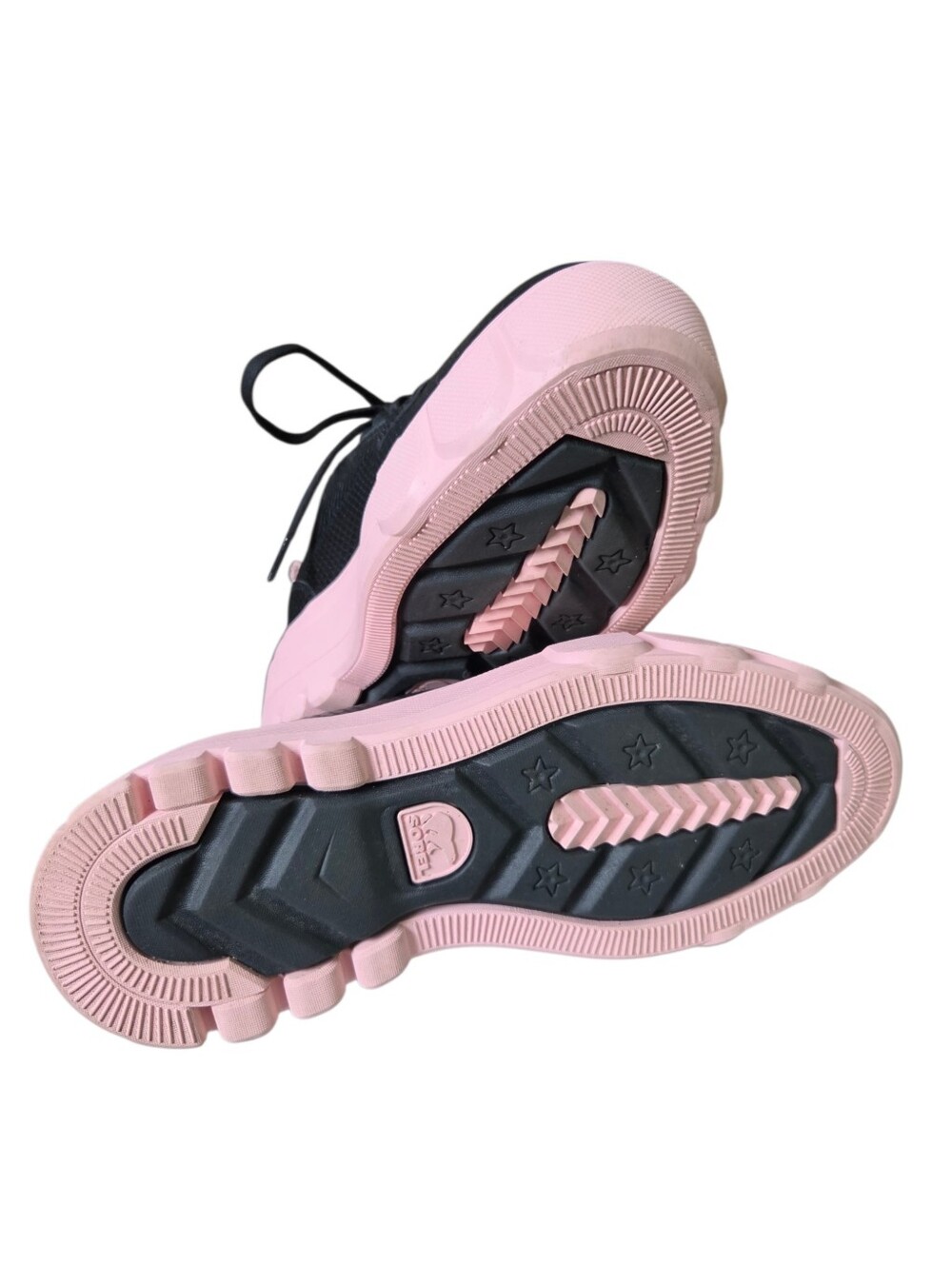 SOREL Caribou X Womens Waterproof Black with Pink Platform Sneakers, size 9.5. - Picture 10 of 10